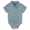 Wrangler Blue Plaid Onesie 1 Wrangler Blue Plaid Onesie -Ariat || HOOey || Cinch Shop 112329290 LF01 SWLL PRD