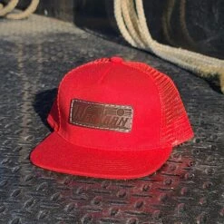 Western Leather Patch Youth Cap