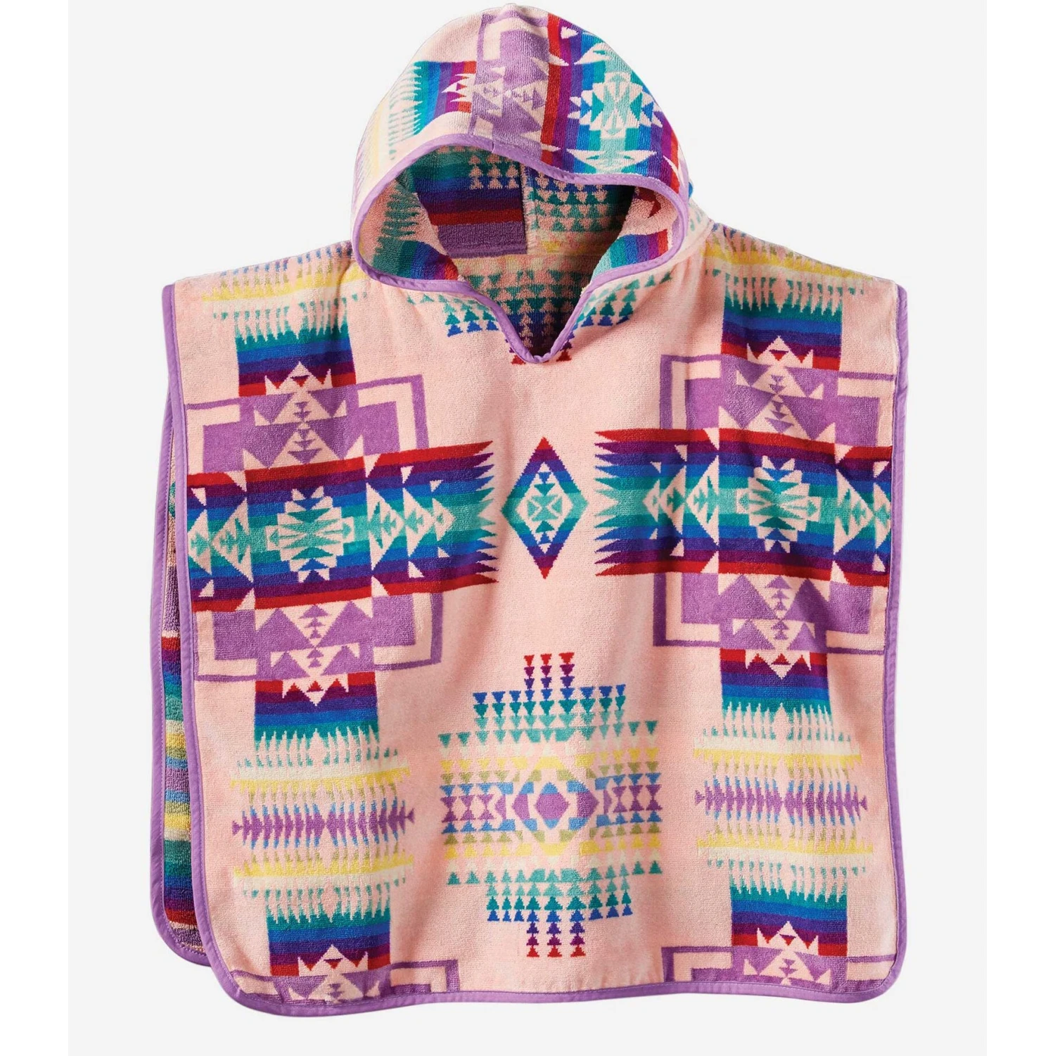 Pendleton Chief Joseph Pink Kids Hooded Towel 3 Pendleton Chief Joseph Pink Kids Hooded Towel