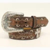 Ariat Girl's Brown Cross Fashion Belt -Ariat || HOOey || Cinch Shop Ariat Girls Fashion Belt prdcode 66576 s a1302802