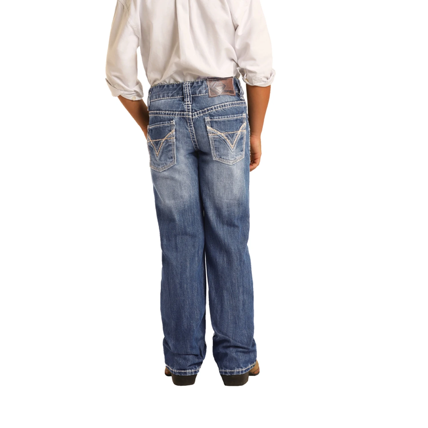 Boy's Rock & Roll Regular Fit BB Gun Bootcut Jeans 4 Boy's Rock & Roll Regular Fit BB Gun Bootcut Jeans - Image 2