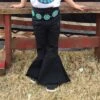 Distressed Black Toddler Bell Bottoms -Ariat || HOOey || Cinch Shop BlkDenimbell
