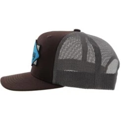 Hooey Diamond Brown & Grey Youth Cap -Ariat || HOOey || Cinch Shop Brnyouth 3