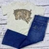 J.Forks Hippie Horse Kid's Tee -Ariat || HOOey || Cinch Shop IMG 1436