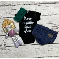 Little Black Dress Onesie