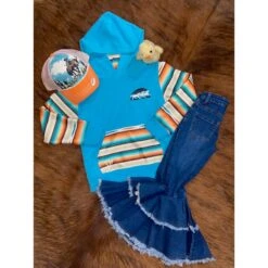 COWBOY HARDWARE Kid Sunset Horse Pullover