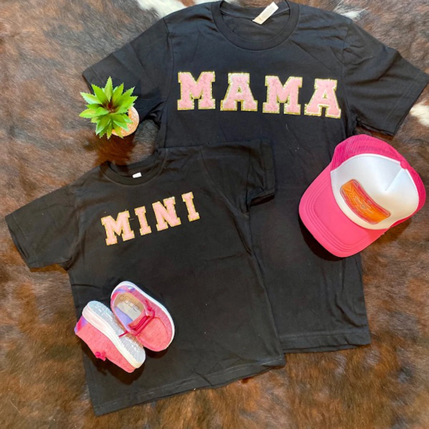 Mini Black Letter Patch Tee 4 Mini Black Letter Patch Tee - Image 2