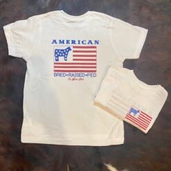 American Bred, Raised, Fed Kid's Tee