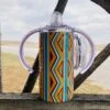 Orange Saddle Blanket Sippy Tumbler -Ariat || HOOey || Cinch Shop K3020 15