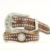 Nocona Girl's Brown Scalloped Rhinestone Belt -Ariat || HOOey || Cinch Shop N4426002