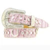 Kid's Pink Zebra Horseshoe Belt -Ariat || HOOey || Cinch Shop Nocona Girls Fashion Horseshoe Belt prod 63895 l N4411030