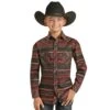 Boy's Rock & Roll Cowboy Aztec Snap Western Snap Shirt -Ariat || HOOey || Cinch Shop RRBSOSRZ1J