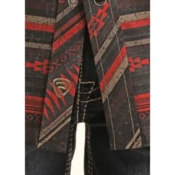 Boy's Rock & Roll Cowboy Aztec Snap Western Snap Shirt -Ariat || HOOey || Cinch Shop RRBSOSRZ1J A