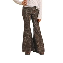 Rock & Roll Girls Cheetah Bell Jean-Cheetah Print
