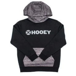 Youth Hooey Black And Grey Lock Up Hoodie