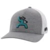 Hooey Golf Grey & White Youth Cap -Ariat || HOOey || Cinch Shop YouthGolf 1