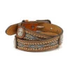 Ariat Kid's Brown Ribbon Inlay Belt -Ariat || HOOey || Cinch Shop a1301448