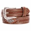 Ariat Kid's Belt -Ariat || HOOey || Cinch Shop ariat kids diamond concho tooled leather belts cognac