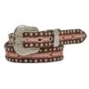 Kid's Brown And Pink Aztec Belt -Ariat || HOOey || Cinch Shop da5222