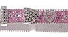 Kid's Pink Rhinestone Heart Belt -Ariat || HOOey || Cinch Shop k503 pink 1