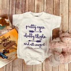 Pretty Eyes, Chubby Thighs, & All Cowgirl Onesie